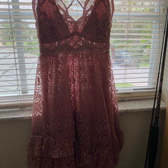 Pink Free People dress!! - Picture 2 of 4